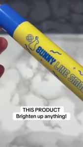 CHASIN RABBITS Bunny Line Smoother Eye Cream Roller 0.5 Fl Oz Eye Serum with Surgical Steel Cooling Stick Under Eye Vegan Korean Skincare
