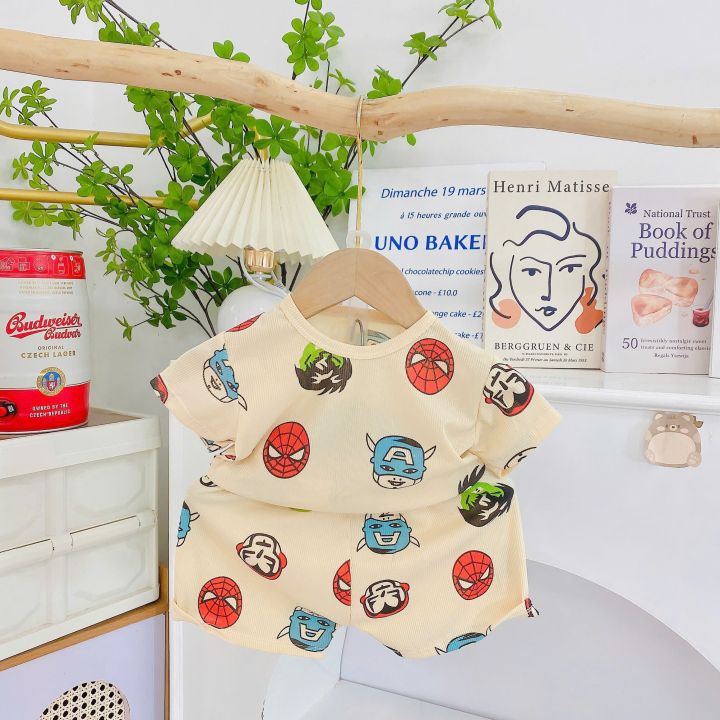 Baby%20Boy%20&%20GIRL%20%20Clothes%20Sets%20baju%20baby%20comel%20Suits%20Summer%20Baby%20Toddler%20Sleeveless%20T-shirt%20Kids%20Shorts%207kg%20-%2018kg%20-%20Image%2010