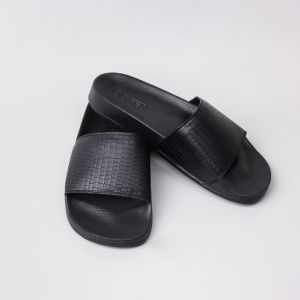 Sandal Pria Cogen Sendal Selop Cowok Karet Croco Series Hitam