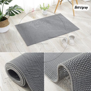 DIY แผ่นรองกันลื่น แผ่นกันลื่น แผ่นกันลื่นห้องน้ำ  PVC ทำความสะอาดง่าย ห้องน้ำ ในห้องครัว พรมกันลื่น กันความชื้น ยางกันลื่น 1M/2M/5M/10M ความหนา 4.5mm/6.5mm ตัดได้เอง ส่งจากไทย