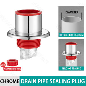 Drain Pipe Seal Plug Bathroom Kitchen Sink Pipe Quick Drain Seal Cover Insect Resistant Odor Resistant Durable