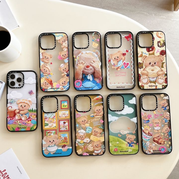 🌿✨ ​CASETiFY x Butter Bear Acrylic Phone Case Suitable for