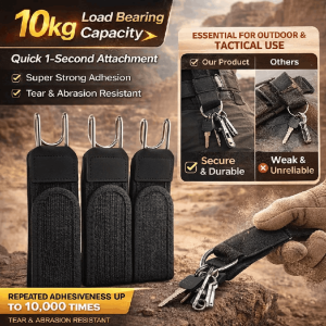 🚀【PH Local Delivery】✅Velcro Fastener Tactical Belt Multi-Functional No Buckle Elastic Belts Adjustable All-Match Waist Belt Velcro Injecting Hook Straps
