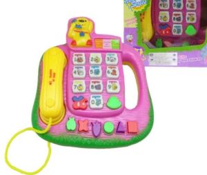 โทรศัพท์ของเล่น Novel Telephone มีเสียง ใส่ถ่าน 3 ก้อน