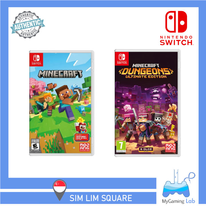 Ultimate Edition Minecraft Switch Walmart Minecraft Dungeons Video