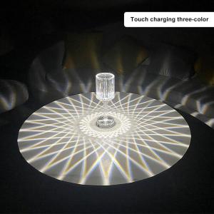 [NaJUAN] 16 Color Touch Remote Crystal Table Lamps Rechargeable Bedside Lamp Diamond LED Night Lights Acrylic Home Decor Lighting Device