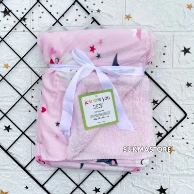 Selimut Bayi Double Pleece Selimut Bayi Motif Lucu Selimut Bayi Super Lembut sukmastore