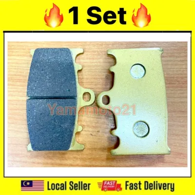 KAWASAKI ZX6R ZX6 DISC BRAKE PAD (REAR) PNP GEF600 (FRONT) CALIPER BREK PADS PAD SHOE 2 PCS SET