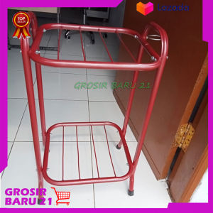 Rak Dispenser 2 Susun / Rak Rice Cooker / Rak Guci / Rak Serbaguna - Detail Produk Terbaru By GROSIR BARU 21 - Model Dinamis & Awet Tahan Lama (HAPPY SHOPPING!)