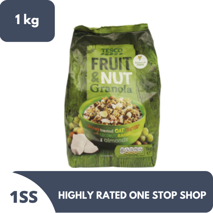 Tesco Fruit and Nut Granola 1kg Lazada PH