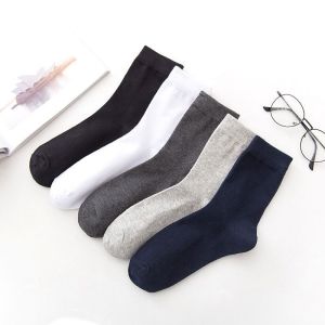 Socks Thickening Cotton Socks Solid Color Stripe Breathable Comfortable and Breathable Warmth Effect