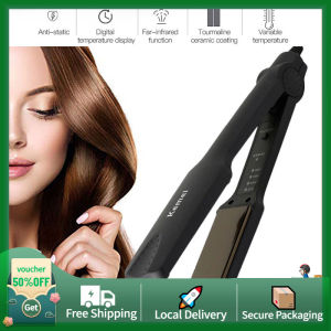 Kemei Km-329 Iron Ceramic Hair Straightener Styling Tools Machine Electric Wet / Dry Straightening Original Ceramic Flat Iron Professional For Anion Care