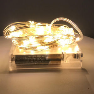 10M 5M 3M 2M 1M Led strip lights for room fairy lights decoration for room Waterproof Free Button Battery/AA Battery operated