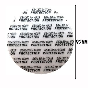 500Pcs 63/92/97mm Self-adhesive Foam Glass Cover  Pressure Seal Cap Liner/Foam Press Seal Cap