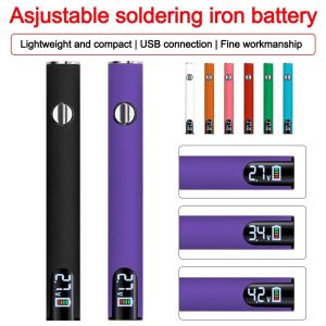 LIAOYING แบตเตอรี่เกลียว510 หัวแร้งไฟฟ้า เครื่องมือซ่อมแซมการเชื่อม แรงดันไฟฟ้าปรับได้ เครื่องมือบัดกรีเหล็ก ชุดปรับความร้อน ชุดหัวแร้งบัดกรีขนาดเล็ก