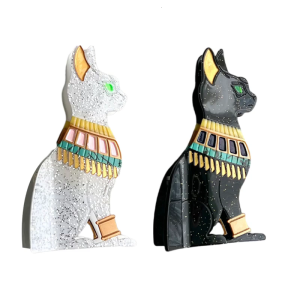 Acetate Egyptian Cats Hair Claw Clip Sweet Cats Jaw Clip Casual Wear Headpiece Elegant Hair Styling Tool for Fashion Women