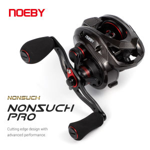 Noeby Baitcasting Reel Magnetic Brake System 7.3:1 Gear Ratio Max Drag 8kg 17Lb Low Profile Saltwater Freshwater Fishing Reels
