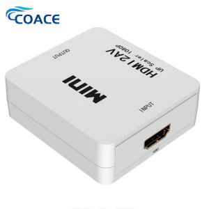 CoAce HDMI To Old TVHDMI TO RCA AV/CVBS Adapter HD 1080P Mini HDMI2AV Video Converter Support NTSC PAL(NOT RCA TO HDMI TV)