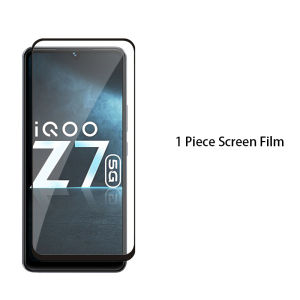 ปกป้องหน้าจอสำหรับ IQOO Z7x Z7 5ก. Iq00 2023คลุมทั้งหมดกระจกนิรภัยใสฟิล์ม HD แก้วป้องกันกันรอยขีดข่วนความแข็ง9H ป้องกันรอยขีดข่วน