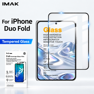 Tempered Glass For iPhone Duo Fold Protector Film 9H Hardness Anti Fingerprint HD Clear FM0003