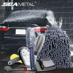 Bộ 6/12 Sản Phẩm Dụng Cụ Vệ Sinh Ô Tô Dụng Cụ Rửa Xe-INTL