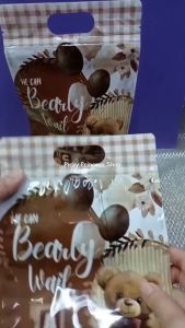 30pcs Teddy Bear Theme Lootbags Baby Shower Birthday Party Giveaways Ziplock Pouch Cookie bags boho bear