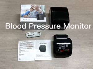 Automatic Wrist BP Monitor Portable Home Use for Adults Seniors LED + USB Charging