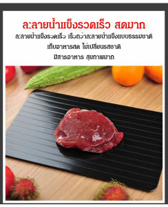 แผ่นละลายเนื้อและสเต็กด่วน/สิ่งประดิษฐ์ละลายน้ำแข็งที่บ้าน - ราคาล่าสุด 500 บาท