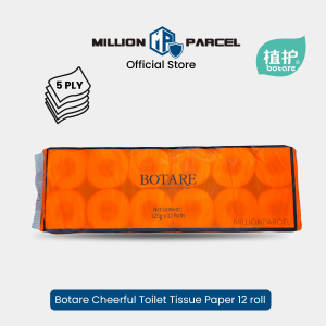 Botare Cheerful Toilet Paper 5ply | Cheerful Tissue Paper | Toilet Tissue Paper | Skin Friendly