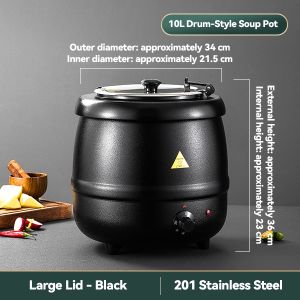 JF 10 Liter Commercial Electric Soup Warmer/Porridge Warmer stainless steel