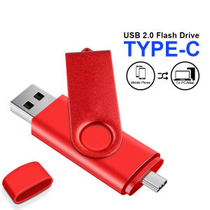 128gb Type C Flash Drive for HUAWEI2 in 1 OTG USB C for ReadmiUSB 2.0 Dual Drive 8gb 16gb 32gb 64gb Waterproof Memory Stick Metal pendrive for Computer