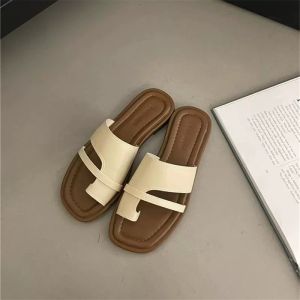 Korean Fashion Sandal Plain Comfortable Lightweight For Woman