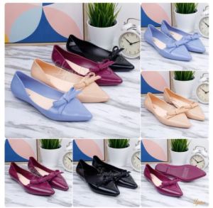 Terlaris Sepatu Cantik Yodra /Lyodra Caroline Flat Jelly Shoes Import LDR911 Real Pict/Import Premium Quality/Kado Unik