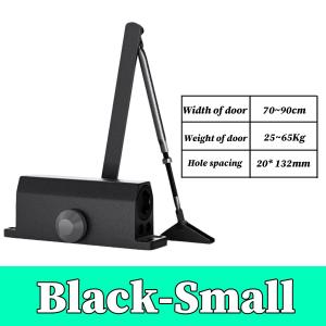 Hydraulic Door Closer Auto Close Buffered for Fire Adjustable for Home Commercial Use