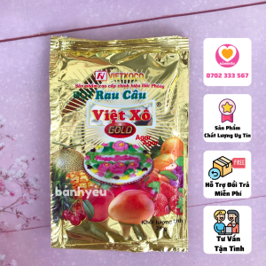 Bột rau câu Agar Việt Xô 25g loại Gold đặc biệt/ Robika Hải Long - PC42