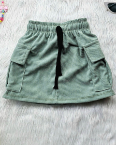 KIDS CARGO SHA-Y103SKIRT WITH 2  POCKET AND ADJUSTABLE STRING FABRIC CORDUROY FIT TO SMALL 1-3 y/o / MEDUIM 4-6 y/o  / LARGE 7-8 y/o
