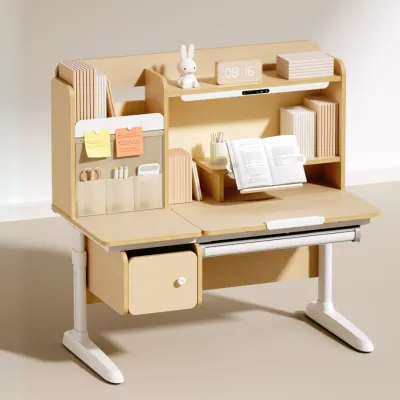 MUSE Design N25P Ergonomic Kids Study Desk-Beech