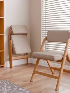 DJJY Simple Foldable Chair Learning Home Backrest Chair Dining Chair Office Chair Foldable Conference Chair Does Not Take Up Space jy1126