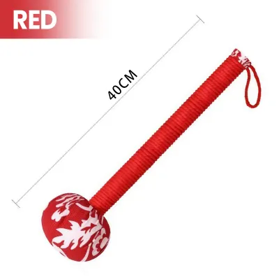 32CM Wormwood Massage Hammer Meridian Knock Health Massage Stick Relieve Fatigue Neck Back Knot Mugwort Massager艾草锤经络按摩捶