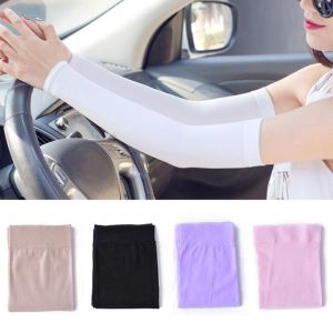 ZYJC Outdoor 1Pair Running Gradient Anti UV Outdoor Sportswear Sports Equipment Arm Protection Cycling Oversleeves Women Sunscreen Sleeves Sun Protection Sleeves Ice Arm Warmers Women Arm Sleeves