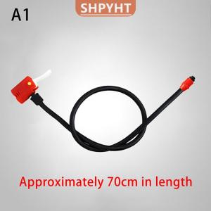 [COD] SHPYHT SPORTS 70 80 120CM Bike Air Pump Extension Tube Pump Bicycle Hose Air Pump Connector Bike Air Pump Tire Inflator Nozzles Accessories