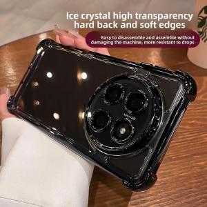 Phone Case for Honor X9e Pro X9ePro 5G Transparent Colorful Soft Corners Airbag Anti-drop Lens Film Cover for HonorX9E Pro