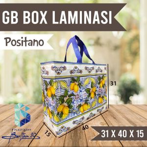 (12 pcs) tas LAMINASI Lebaran Goodie Bag Laminasi 31x40x15 isi 12 / Tas Spundbond / Tas kain Laminasi/Tas Belanjaan/Tas Anak-Anak Karakter Murah