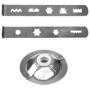 Cookie Maker Attachment Pastry Attachment Grinder Attachment Stainless Steel Biscuit Mold for Dessert Creation