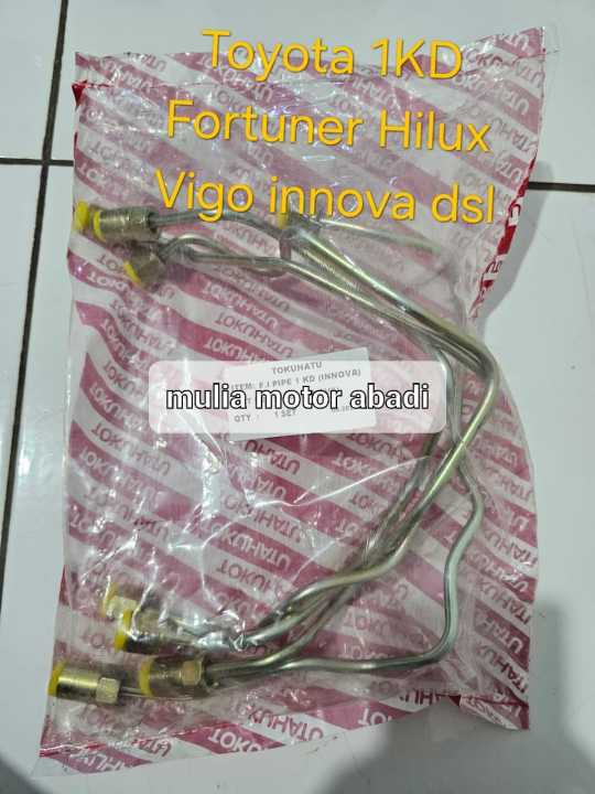 Pipa Nozzle Injeksi Injektor Toyota Innova Diesel Hilux Vigo Fortuner