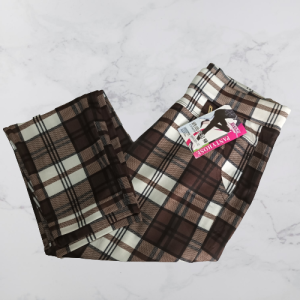 celana kotak pompom wanita model terbaru 2022 / celana kotak kotak cewek korean style import