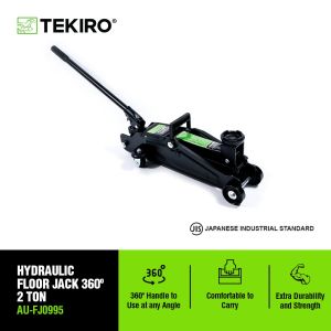 Dongkrak Buaya 2T Ton Rotary 360 TEKIRO AU-FJ0995 Hydraulic Floor Jack