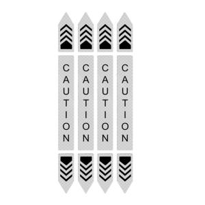 High Visibility Car Door Reflective Tape Vehicles Door Reflective Stickers for Nighttime Warning & Vehicle Protection