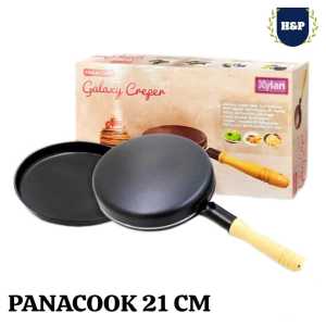 Paket Set Creper Galaksi Panacook Anti Lengket 21 cm + Bahan Ajaib - Warna Cahaya Hitam