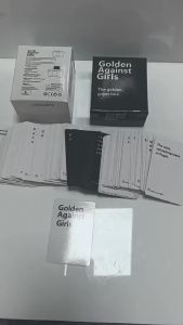 [NEW][Penghantaran Privasi Tinggi] Cross-Border Golden Against Girls Gold Confrontation Girl Card Expansion Set Board Game Card Game